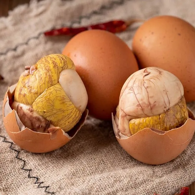 13天新鲜活珠子五香香辣味毛蛋独立包装喜蛋钢化蛋正宗鸡蛋毛鸡蛋