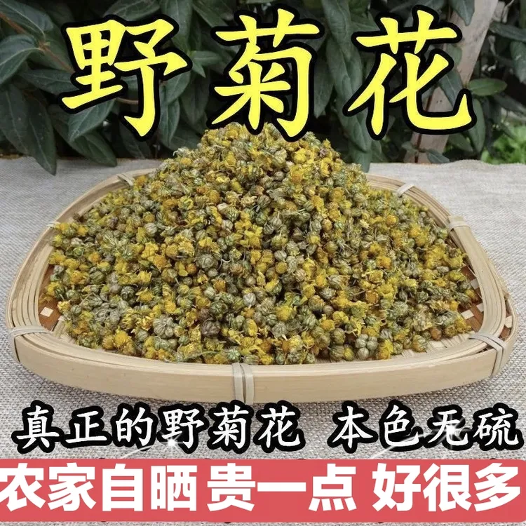 广西野菊花农家自晒原色无硫小菊花野菊花泡茶泡水喝另售藏红花