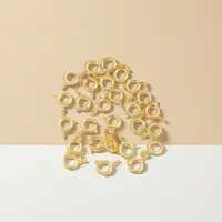 【媛媛】18k金弹簧扣配件配饰DIY（单个） 卡约5mm
