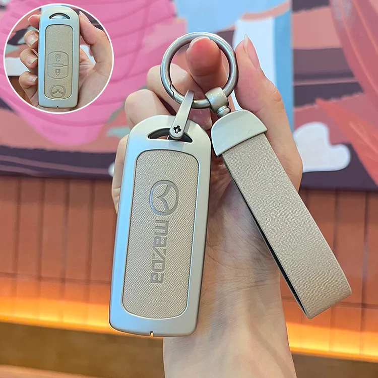 适用马自达车钥匙套cx4扣cx5昂克赛拉3阿特兹6包睿翼cx30壳女高级