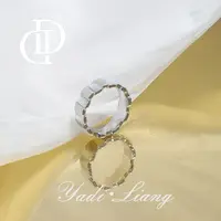 925银戒指 梁雅帝新品【如梦似幻镜中丽人】设计款时尚百搭纯银戒指