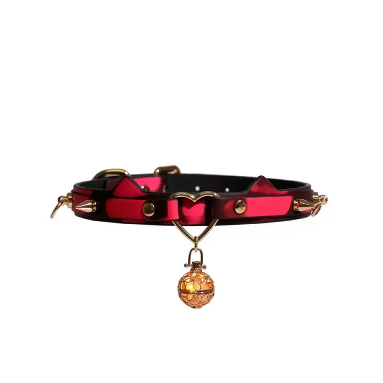 铜合金皮质项链 【她烛】温变款CHOKER-小众项圈