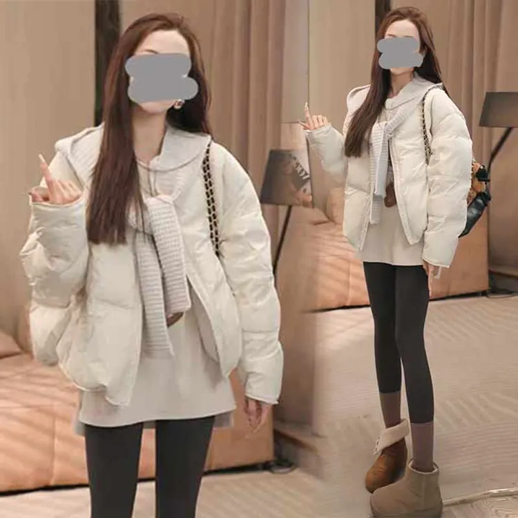 【冬日暖阳】2025时尚百搭短款棉服韩系简约冬装新款小个子外套棉衣