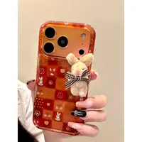 适用苹果iphone17promax多宫格兔子16pro创意15防摔14ins风手机壳