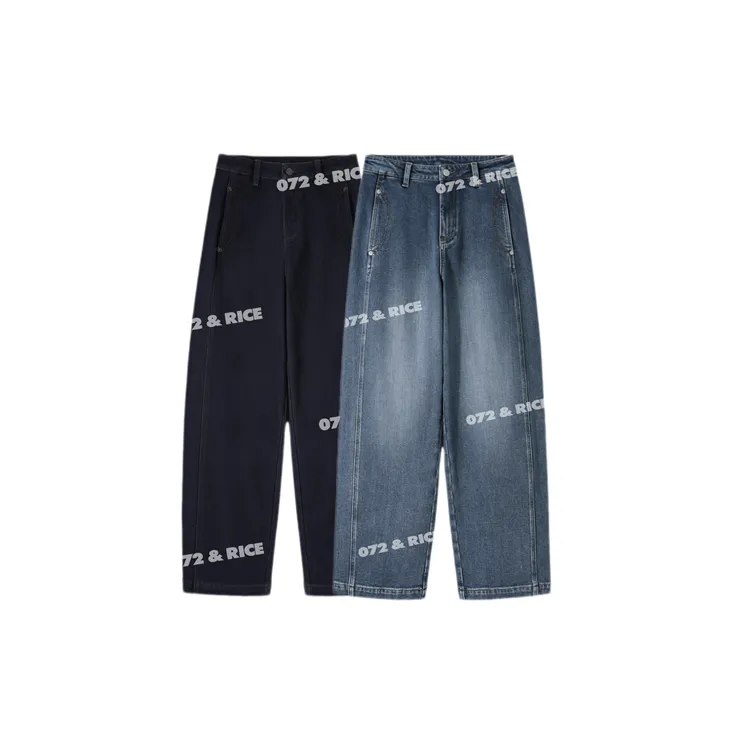 072 & RICE【笑傲江湖裤】秋冬休闲立体裁剪牛仔裤 FK8108