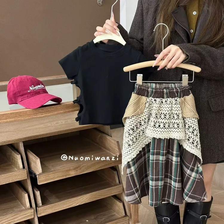 丸子十【解放天性】儿童百搭韩版民族风两件套套装（夏款）WZJ-52127