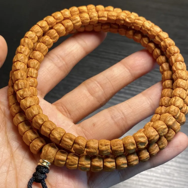 藏式顺纹百香长串108颗脖挂男女已经打底两个月可直接上手6.5mm