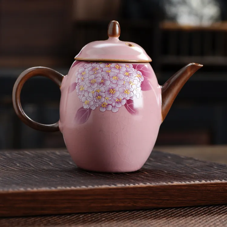 美人壶粉汝粉绣球花开片可养140毫升