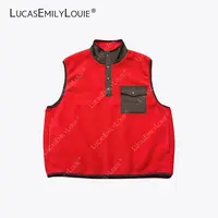 LUCASEMILYLOUIE欢姐0220复古撞色半开领休闲上衣2511044