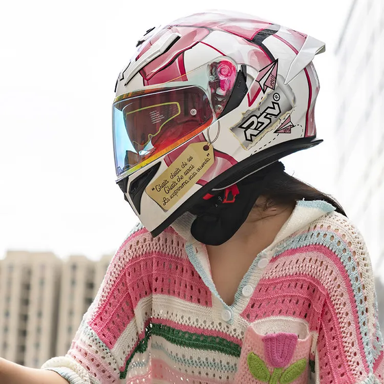 RSV摩托车头盔全盔男女双镜片夜视防雾赛机车骑行四季通用