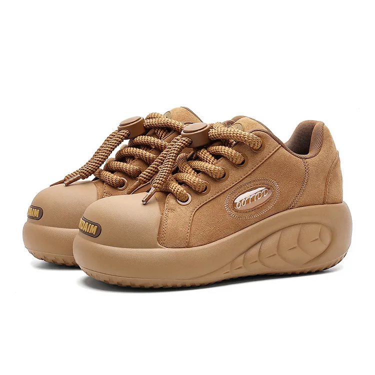 鞋子男款7cm厚底增高流行丑萌大头鞋20255秋冬新款厚底厚底复古