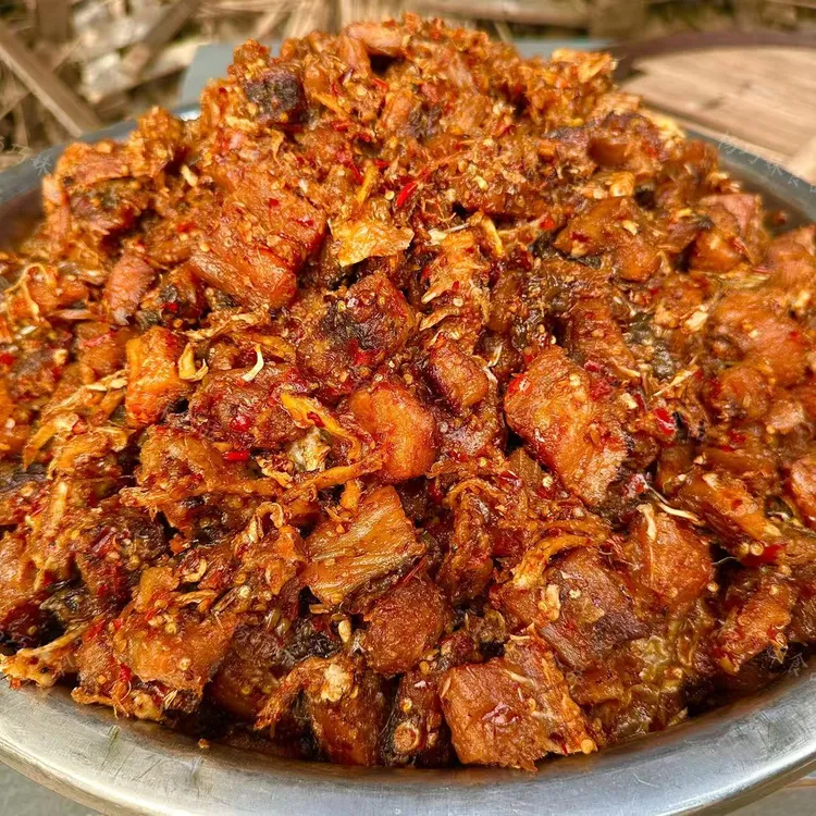 杨巧妹酒糟腊鱼块江西美食开盖即食下饭菜香辣鱼辣酱380克罐装