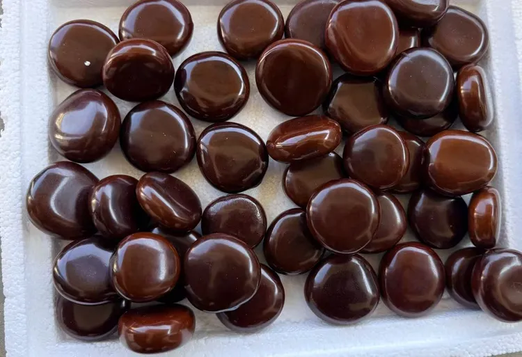 手把件文玩手把件圆形手盘平安扣榼藤豆子男生盘玩挂件精品好物