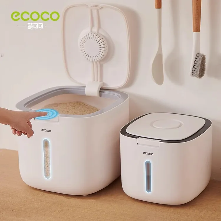 ecoco米桶储米箱防虫防潮密封面粉专用家用装米缸桶五谷杂粮收纳
