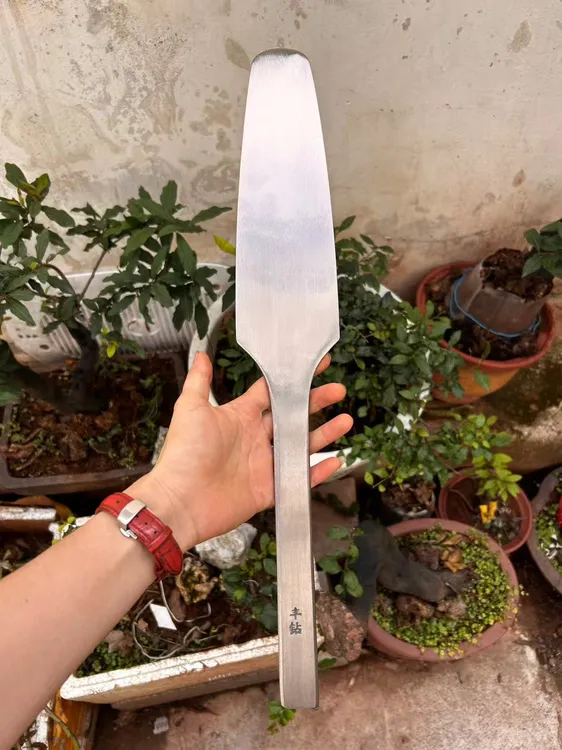 丰钻不锈钢薄叶扁把砖刀瓦刀泥刀长叶