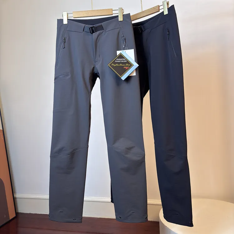 户外袅系 男士秋季机能登山徒步防风防泼水软壳直筒冲锋裤休闲裤