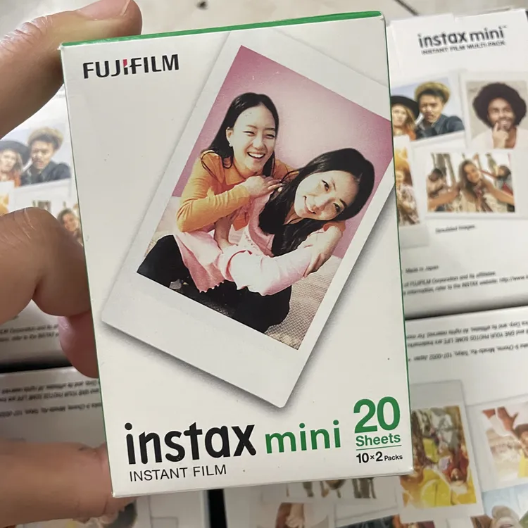 拍立得原装三寸通用白边相纸mini7/7C/7+/8/9/11/12/25/40/90/evo