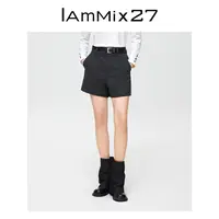 Iammix27秋冬高腰毛呢短裤M4D7010