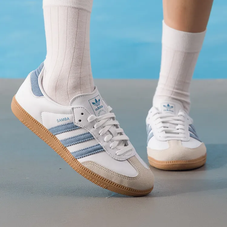 Adidas阿迪达斯三叶草女T头鞋2025秋款samba og休闲德训鞋JS1391
