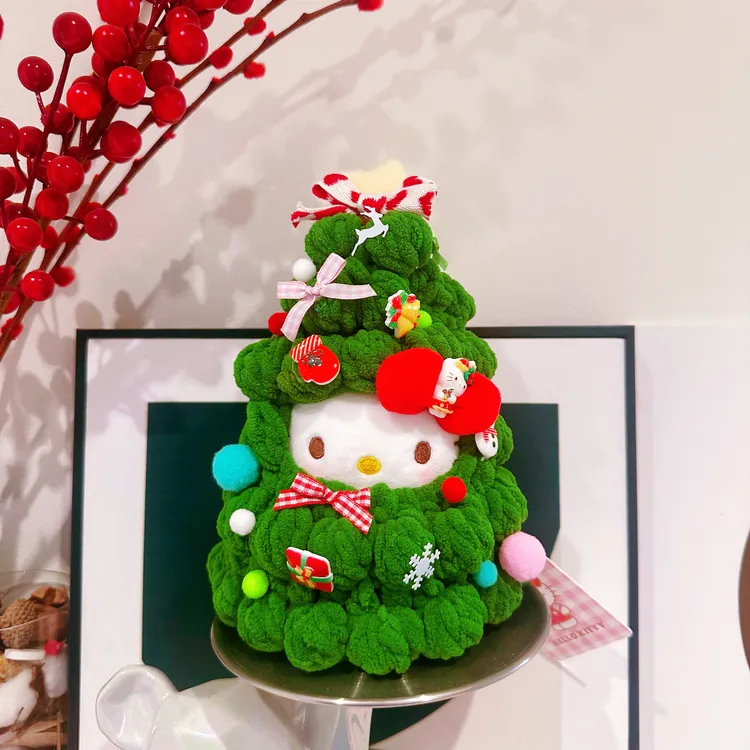 【正版三丽鸥】圣诞老人圣诞树凯蒂毛绒挂件自选链接（可自行下单）