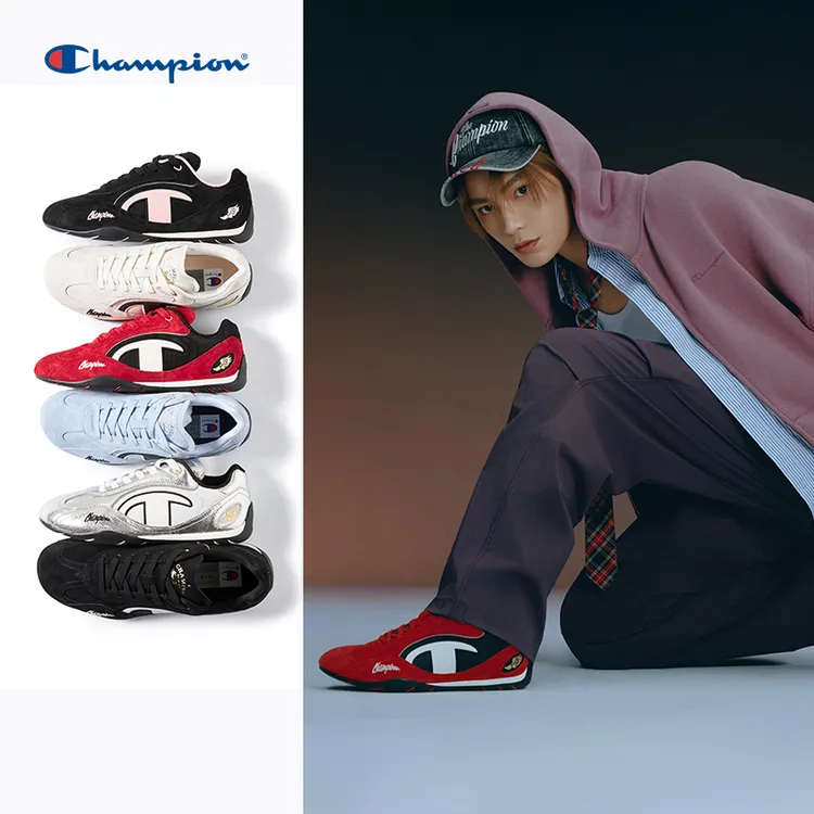 Champion【丁禹兮同款】赛车鞋透气复古经典训练板鞋25FWR04