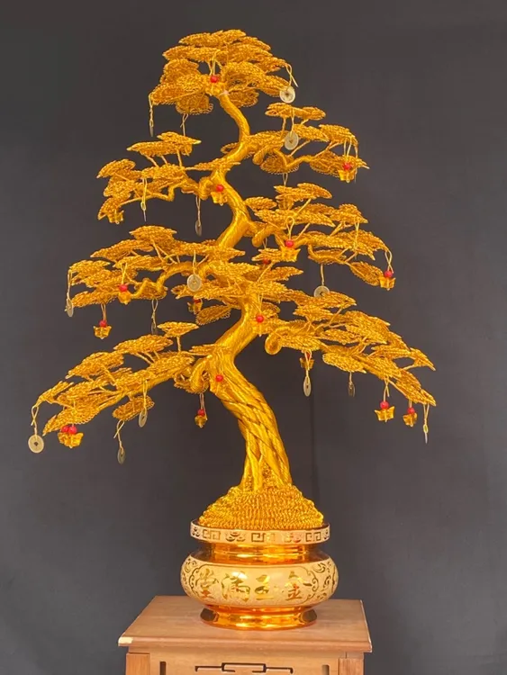 大号发财树高80厘米家居摆件装饰品开业礼品乔迁礼品室内纯手工