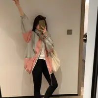“秋田”裁片拼接款小立胶囊领风衣外套（少量无补）