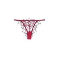 女士镂空法式透气低腰女三角内裤纯欲性感美背大码
