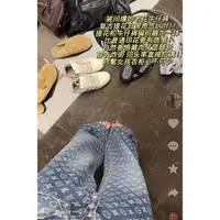 徐秋阳  满印牛仔裤  秋季新款百搭时尚休闲显瘦显白牛仔裤9432