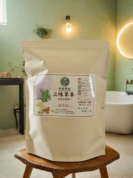 三味草本足浴泡脚包，艾叶 花椒   老干姜