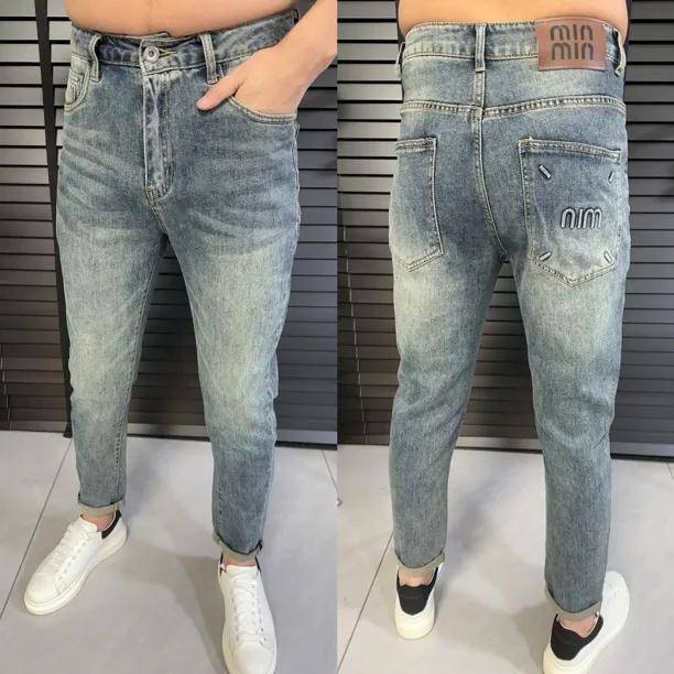 2025新款时尚男士春季修身牛仔裤