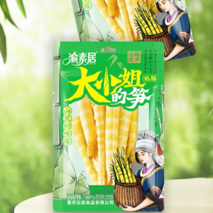 渝素居泡椒脆笋袋装重庆特色零食100g