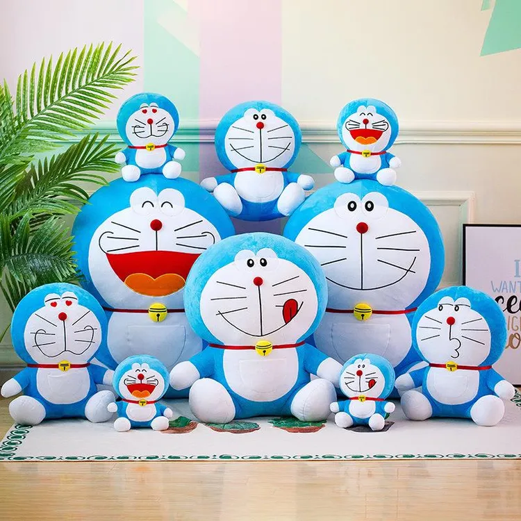 哆啦a梦公仔机器猫玩偶叮当猫娃娃蓝胖子抱枕毛绒玩具生日礼物女