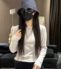 宿慕SUMU金丝螺纹椰绒打底衫2025新款9-15秋季舒适暖感打底衫205