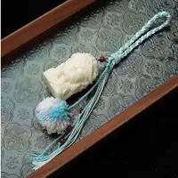 象牙果雕刻扎基拉姆35*55*34mm吊坠把件