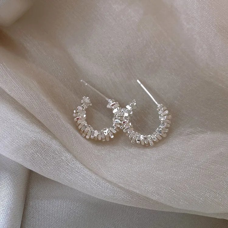 铜合金耳饰 【D42】新款时尚精致甜美百搭简约耳环