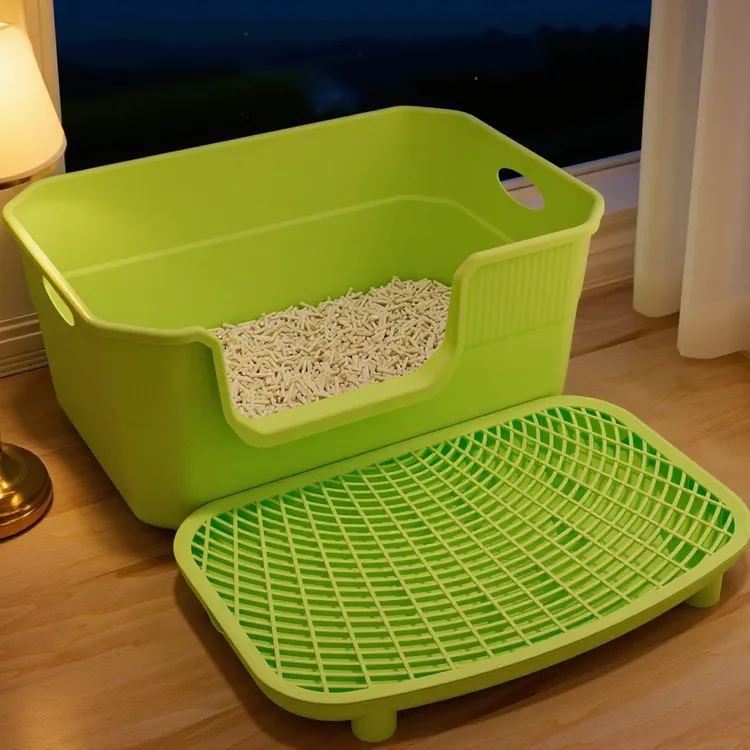 猫砂盆超大号防外溅猫厕所开放式特大号猫屎盆子巨大幼猫宠物用品