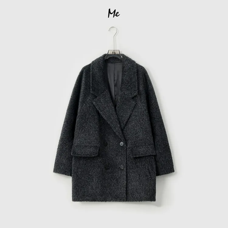 ME【布加迪】苏力羊驼毛高支数老钱厚实保暖时尚手工大衣MESA4750