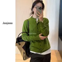 Jaajaaa秋絮漫天  秋季设计小众纯色半高领长袖针织打底衫/BEHIB
