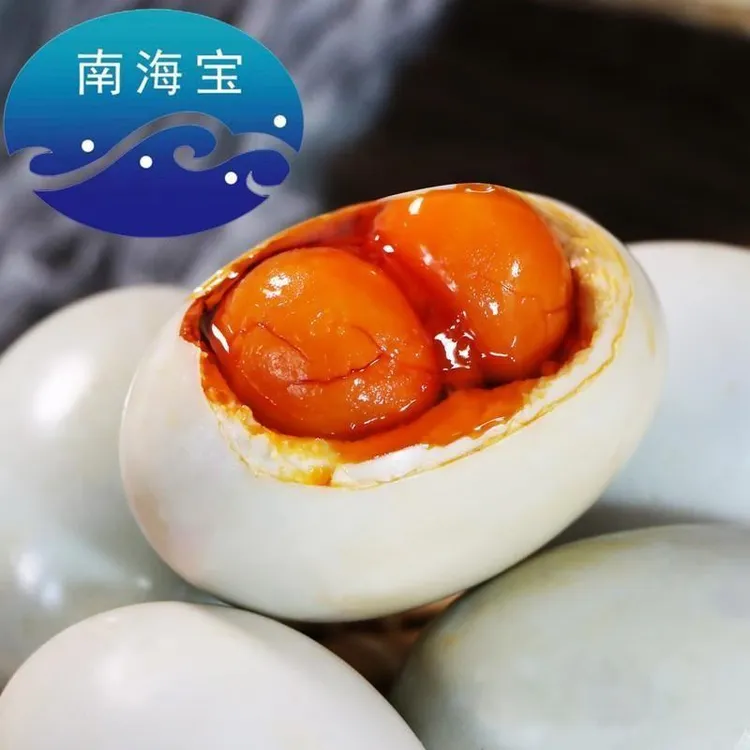 南海宝枚双黄烤海鸭蛋北部湾红矮树林整流油咸鸭蛋礼盒装