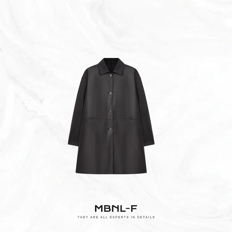 MBNL-F "T.T.M 格调皮衣" 100%绵羊皮鹅绒皮衣 秦磊XM-XPY6735