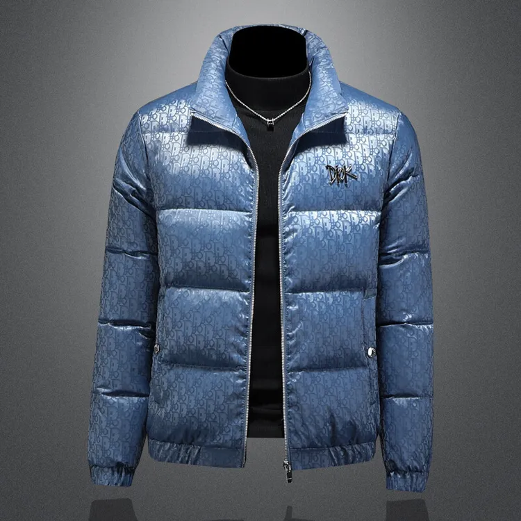 SIBONEULAT希敦纽勒90白鸭绒羽绒服男印花外套加厚冬季短款高级感