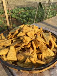 【乡村好货】湖南乡村美食   现炸油泡豆腐