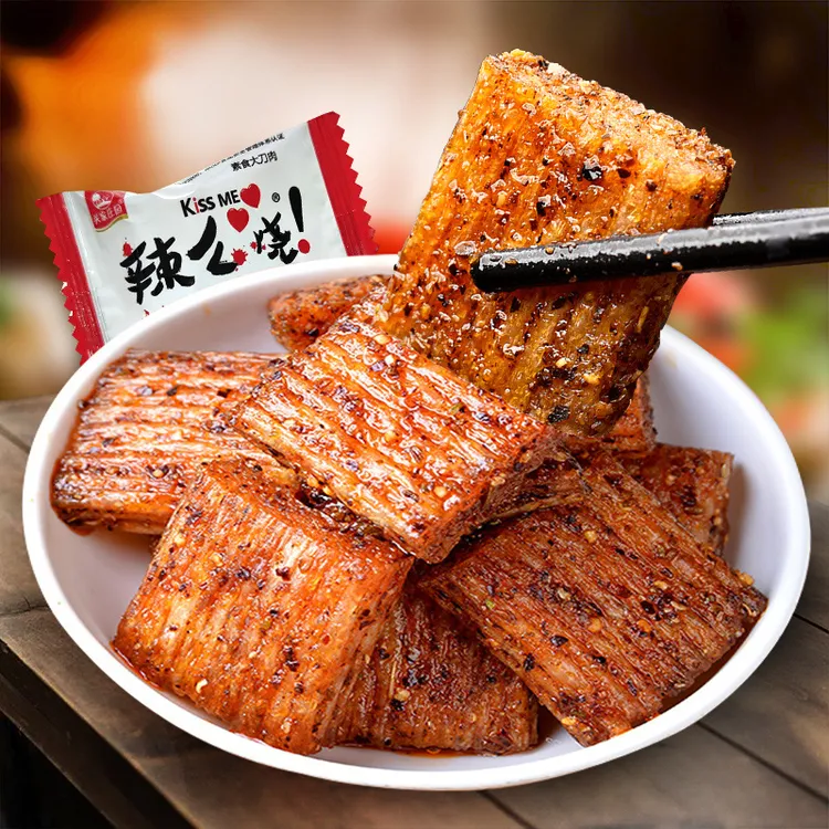 辣么烧辣条小包那么烧麻辣面筋素大刀肉老式怀旧休闲零食