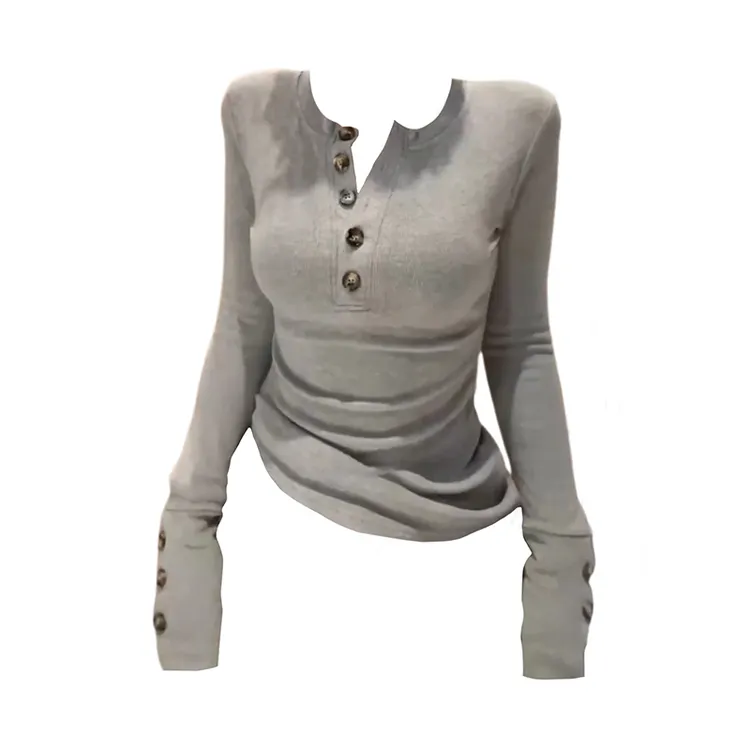 韩系大码微胖MM长袖T恤女秋冬季气质修身显瘦内搭收腰打底衫上衣