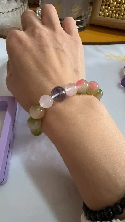 非金属仿水晶吊坠 12m高货天然碧碧生日礼物女生闺蜜小众新款