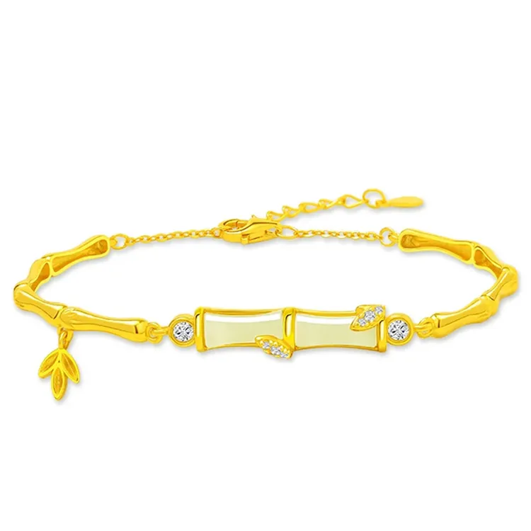 925银手链 竹节手链节节高升2025新款中国风有你竹够生日礼物