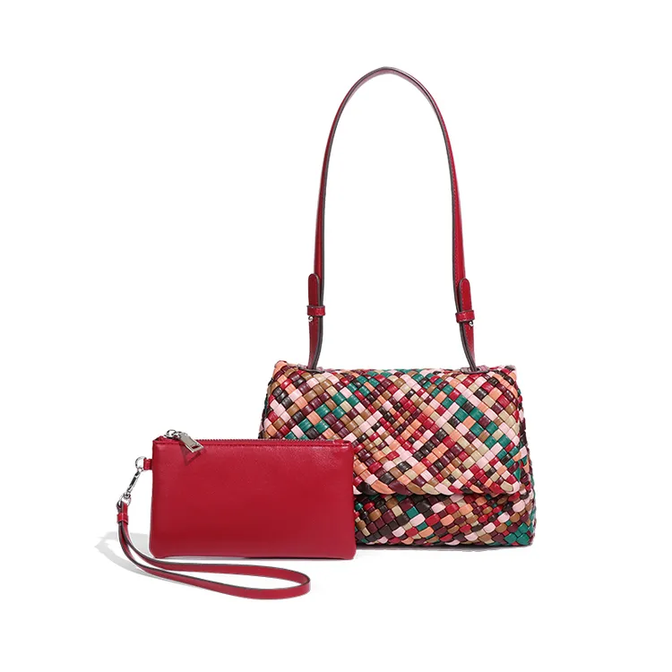 【高定】法式时尚手工编织包手提菜篮子单肩包B2529