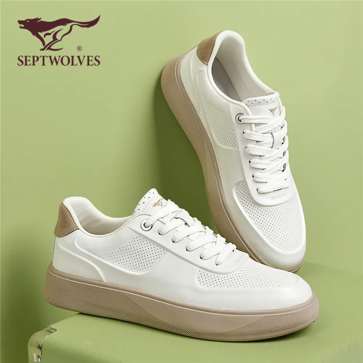 七匹狼休闲鞋2025秋季透气板鞋耐磨百搭时尚运动鞋潮鞋男鞋9813