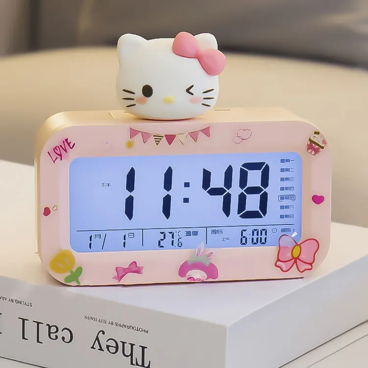 闹钟学生专用闹铃起床神器电子时钟儿童男女孩用计时钟表强力叫醒